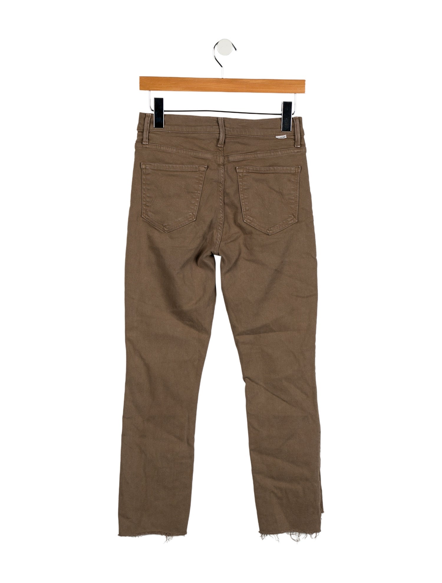 Mother Mid-Rise Straight Leg Jeans