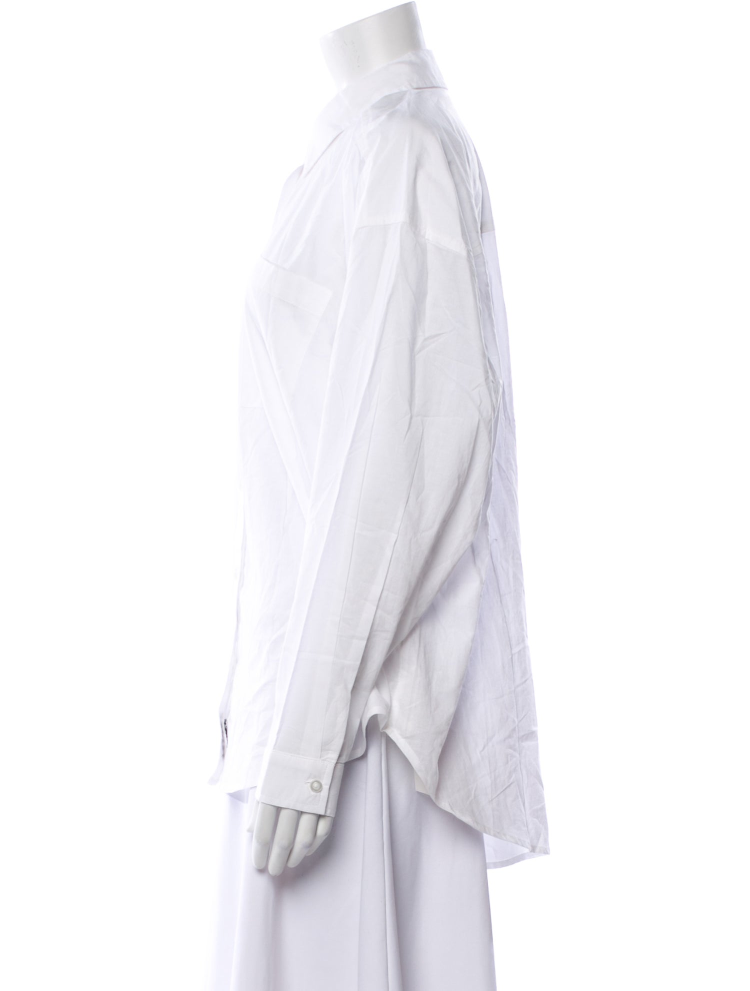 Mother Long Sleeve Button-Up Top