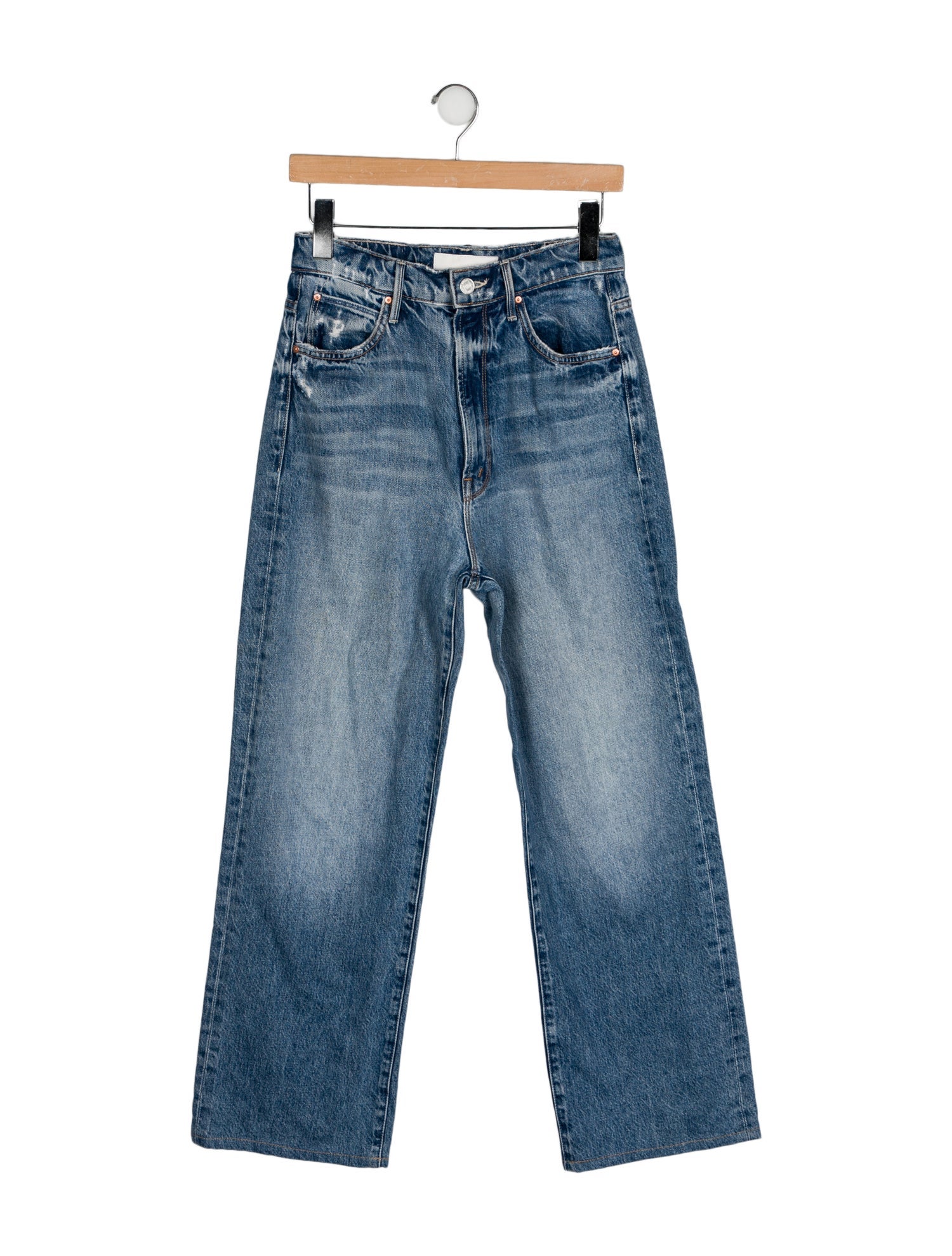 Mother High-Rise Wide Leg Jeans