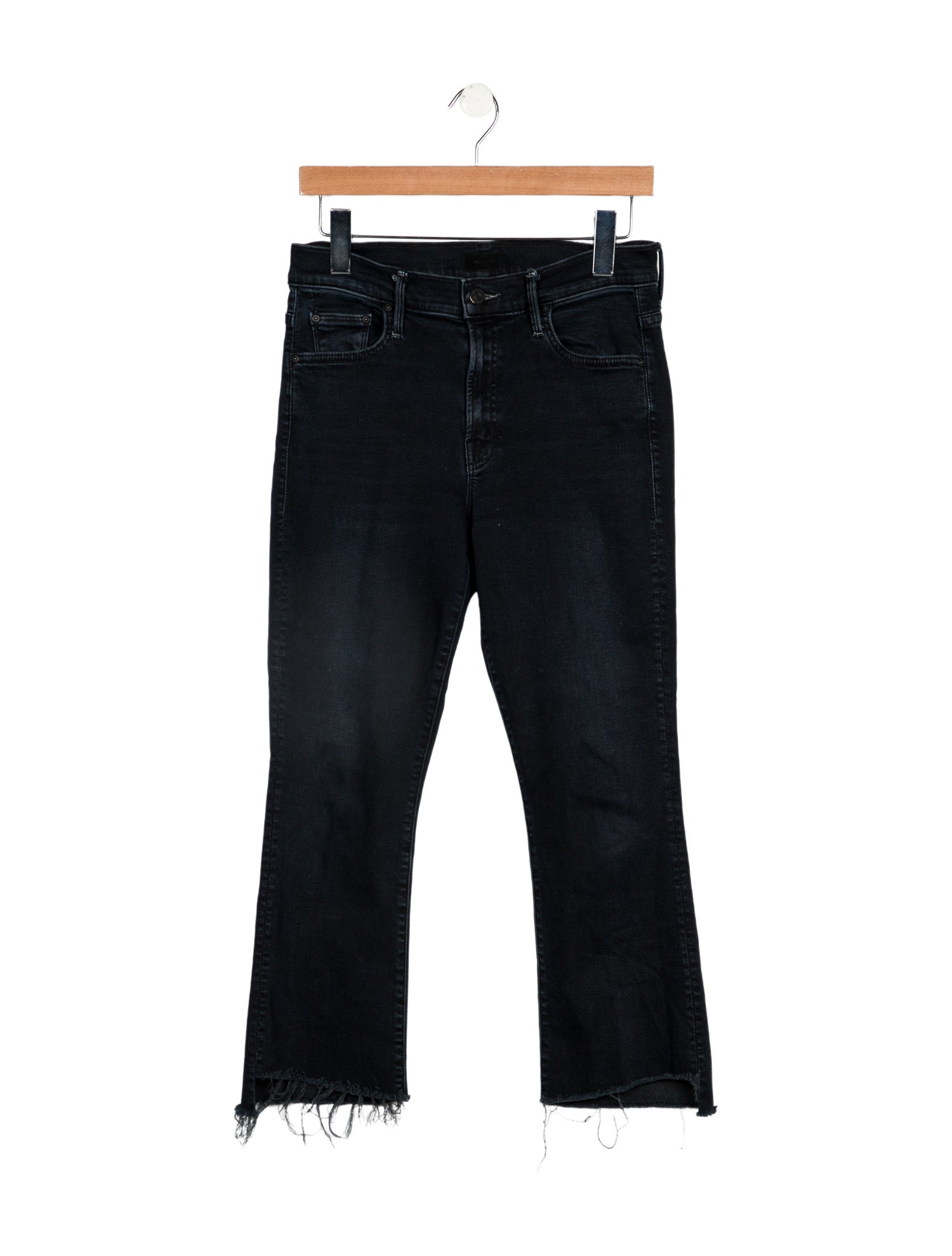 Mother Mid-Rise Straight Leg Jeans