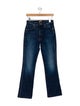 Mother Mid-Rise Straight Leg Jeans