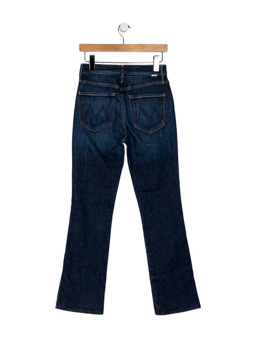 Mother Mid-Rise Straight Leg Jeans