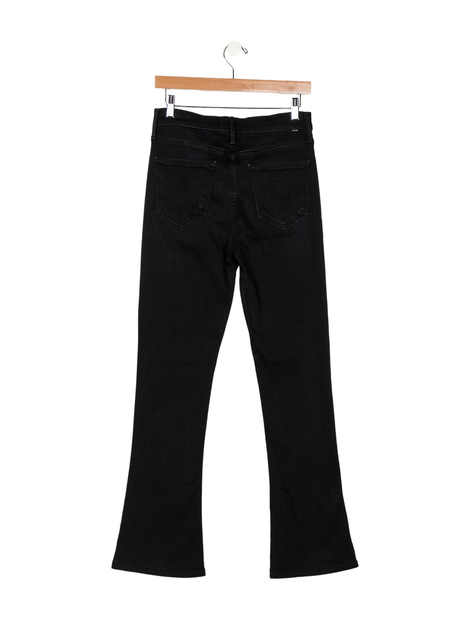 Mother Mid-Rise Wide Leg Jeans