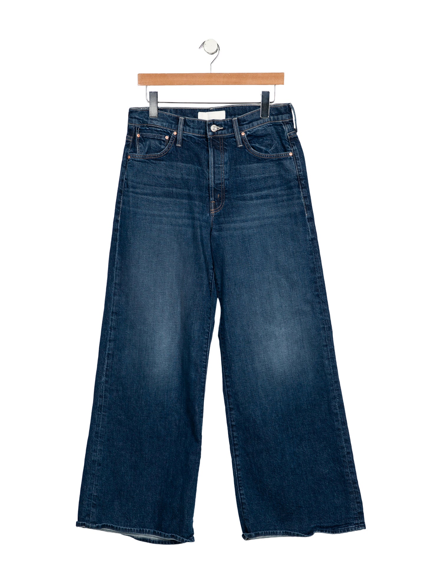 Mother High-Rise Wide Leg Jeans