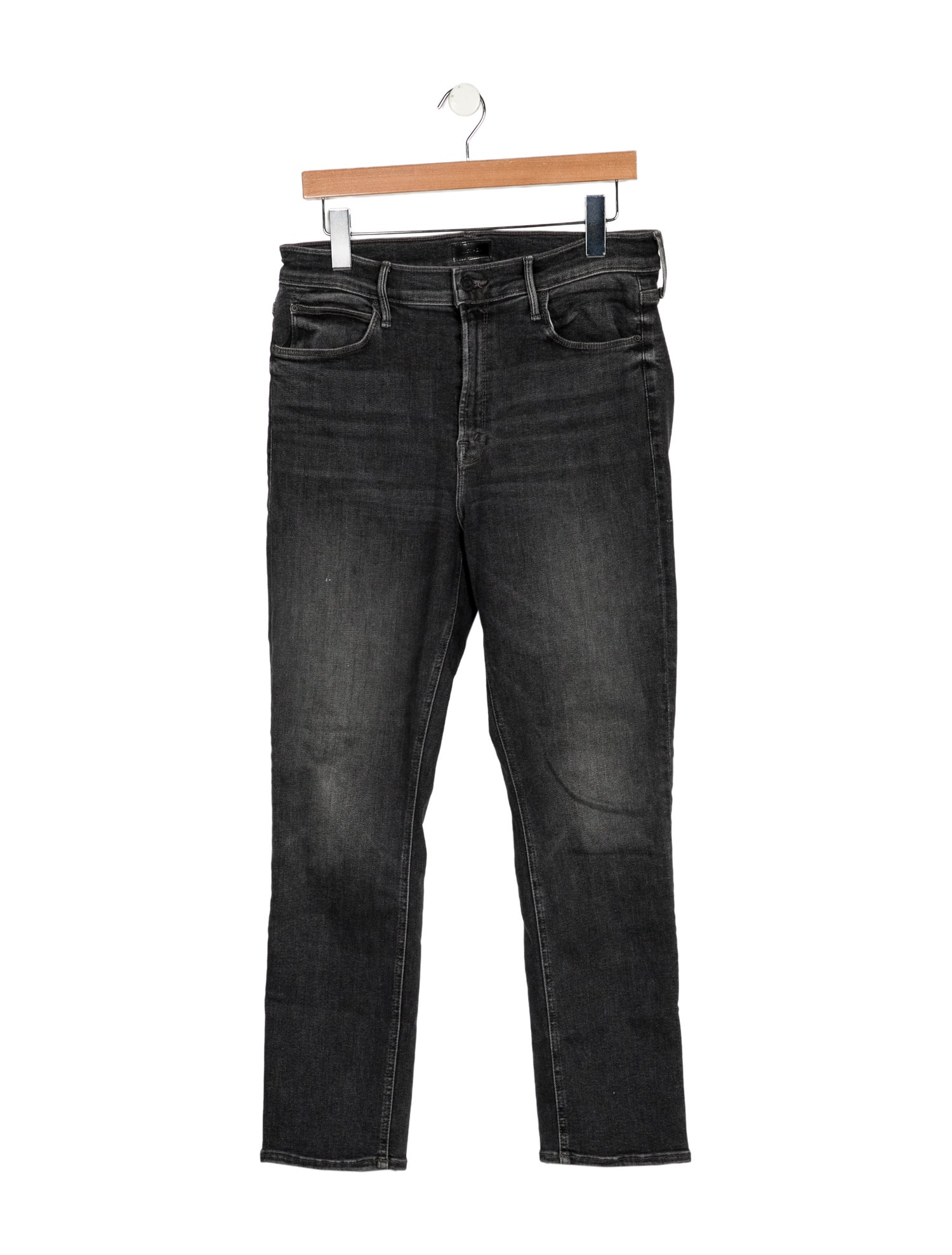 Mother Mid-Rise Straight Leg Jeans