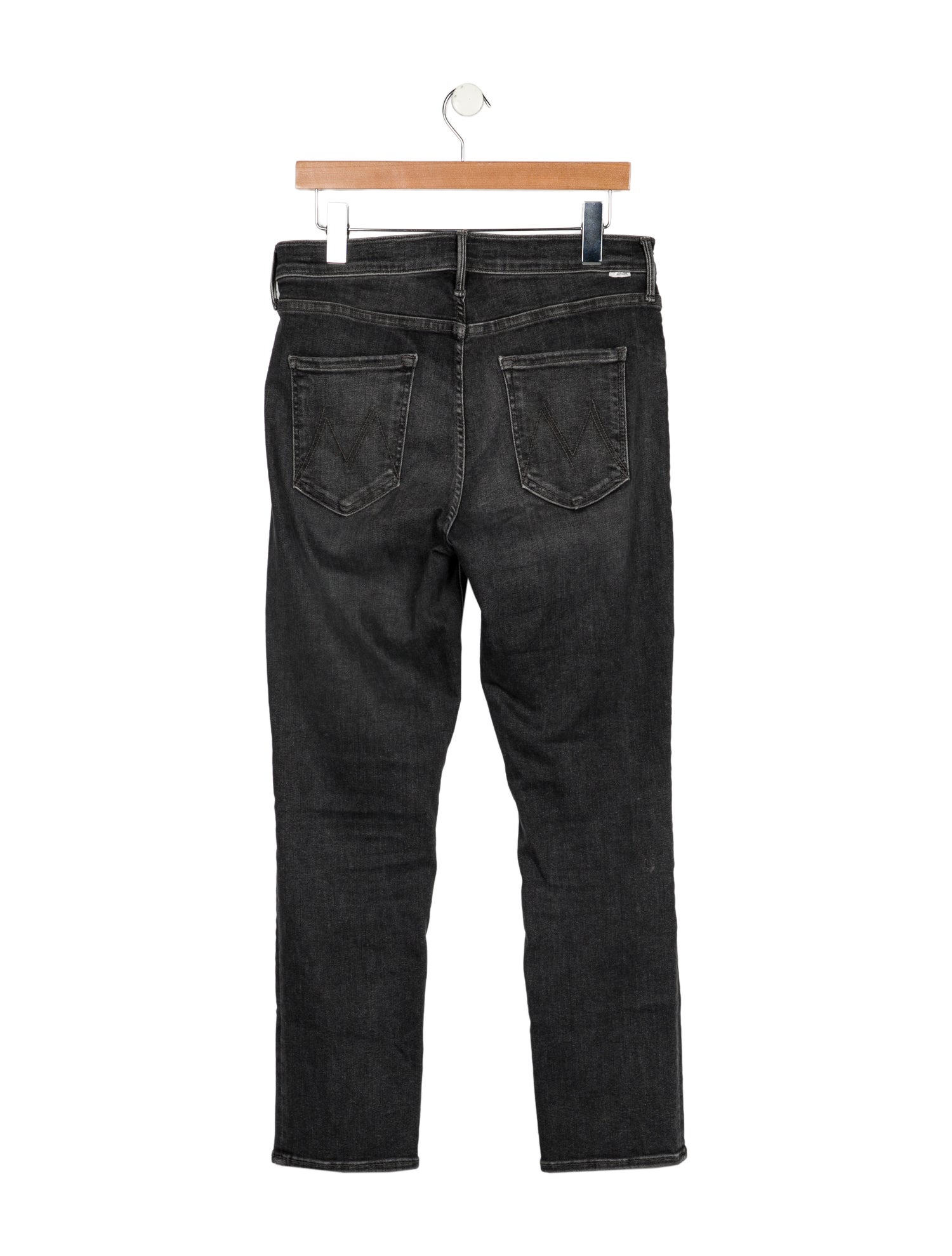 Mother Mid-Rise Straight Leg Jeans