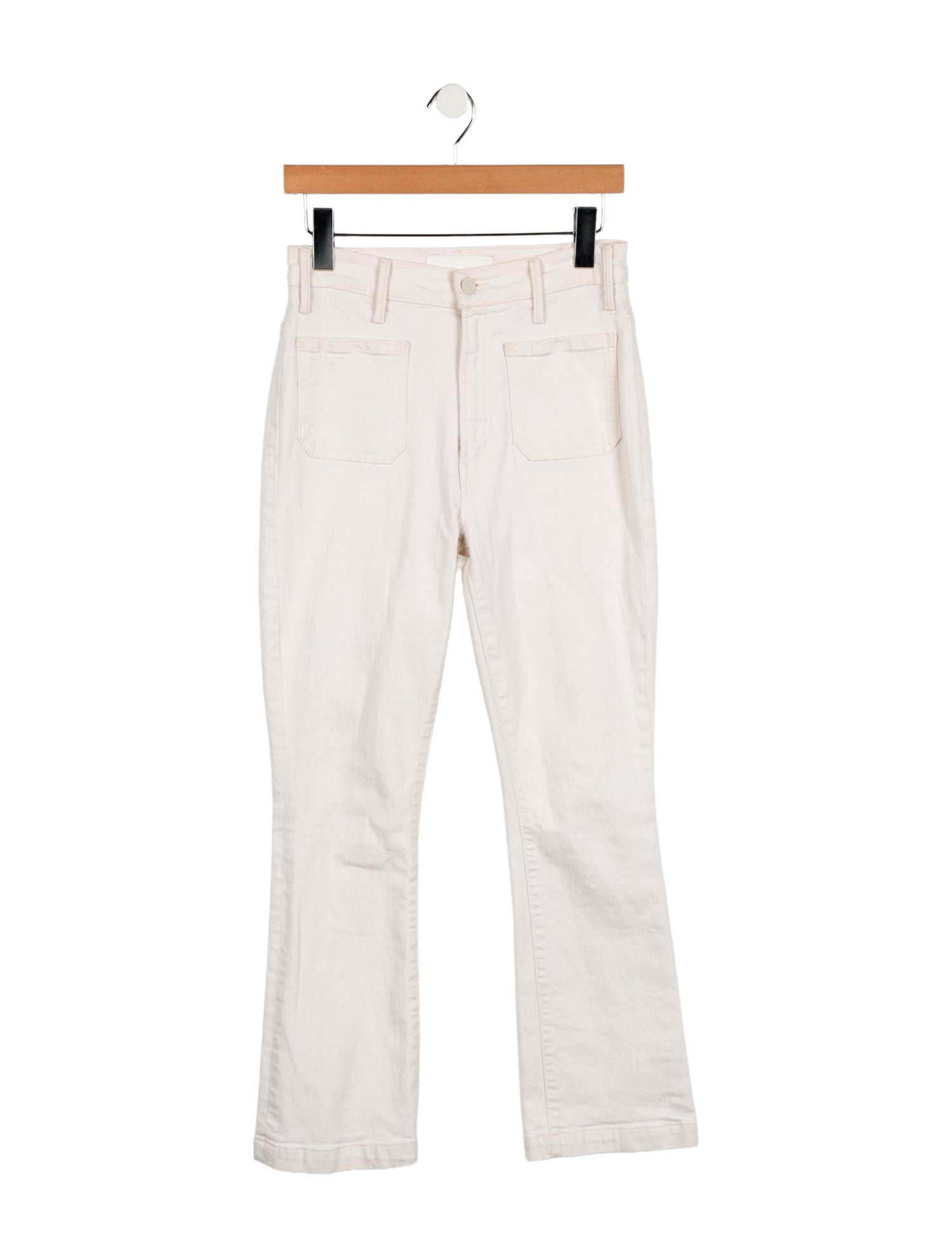 Mother Mid-Rise Straight Leg Jeans