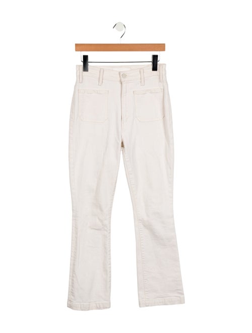 Mother Mid-Rise Straight Leg Jeans