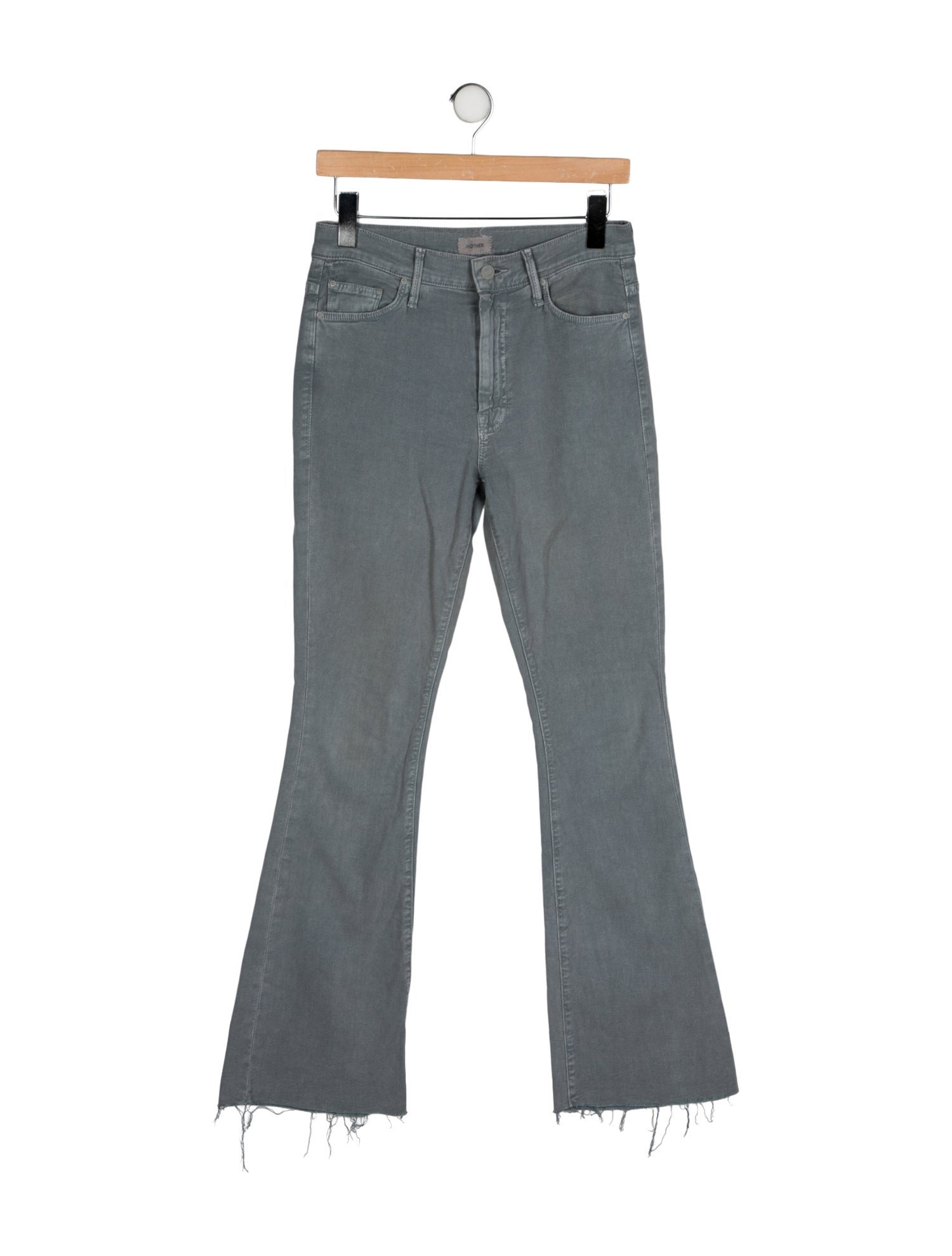 Mother Mid-Rise Wide Leg Jeans