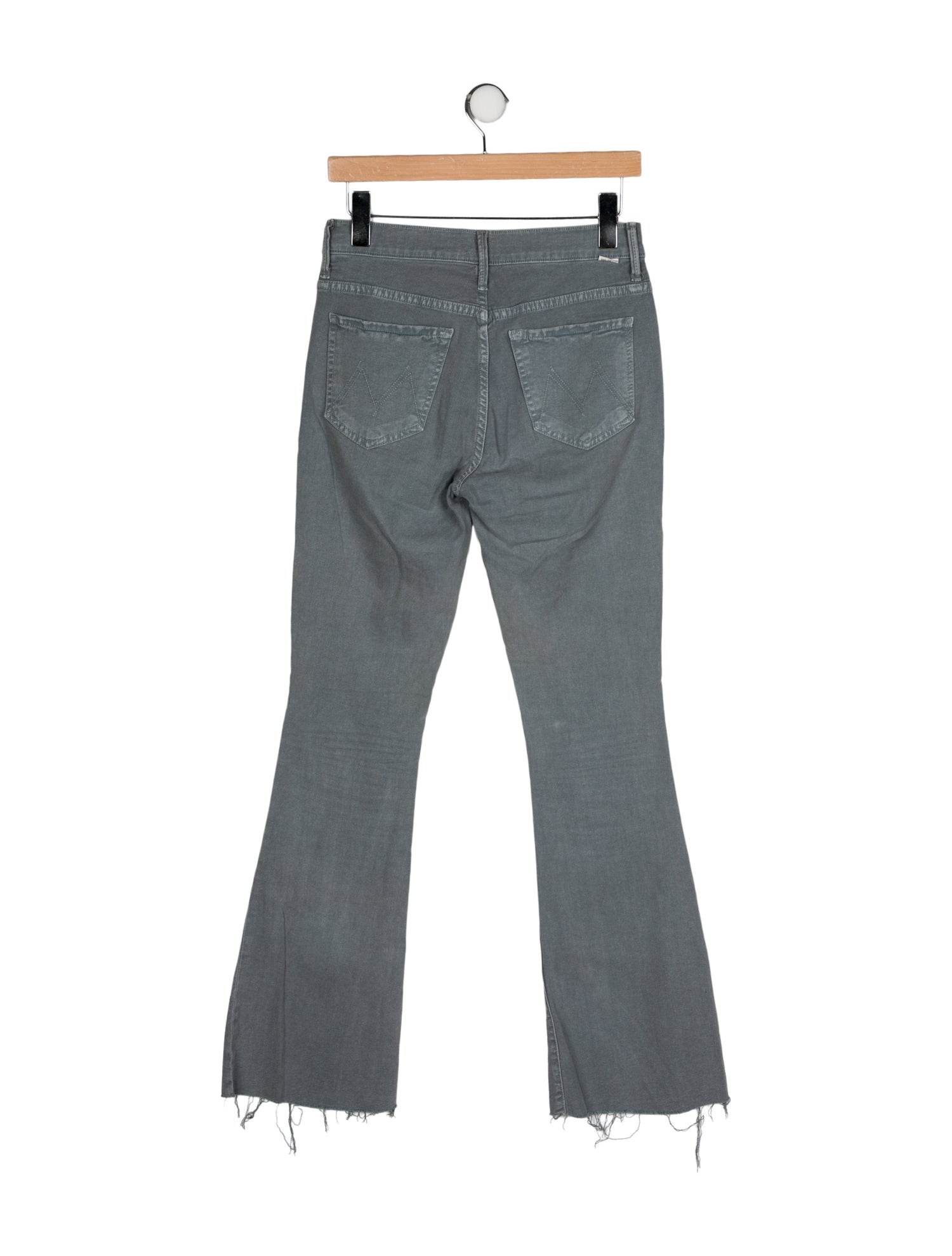 Mother Mid-Rise Wide Leg Jeans