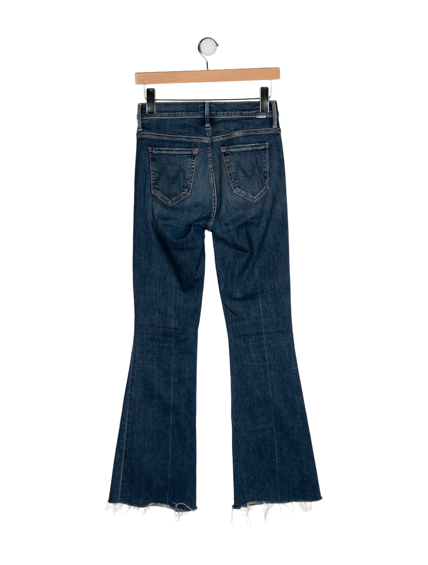 Mother Mid-Rise Wide Leg Jeans