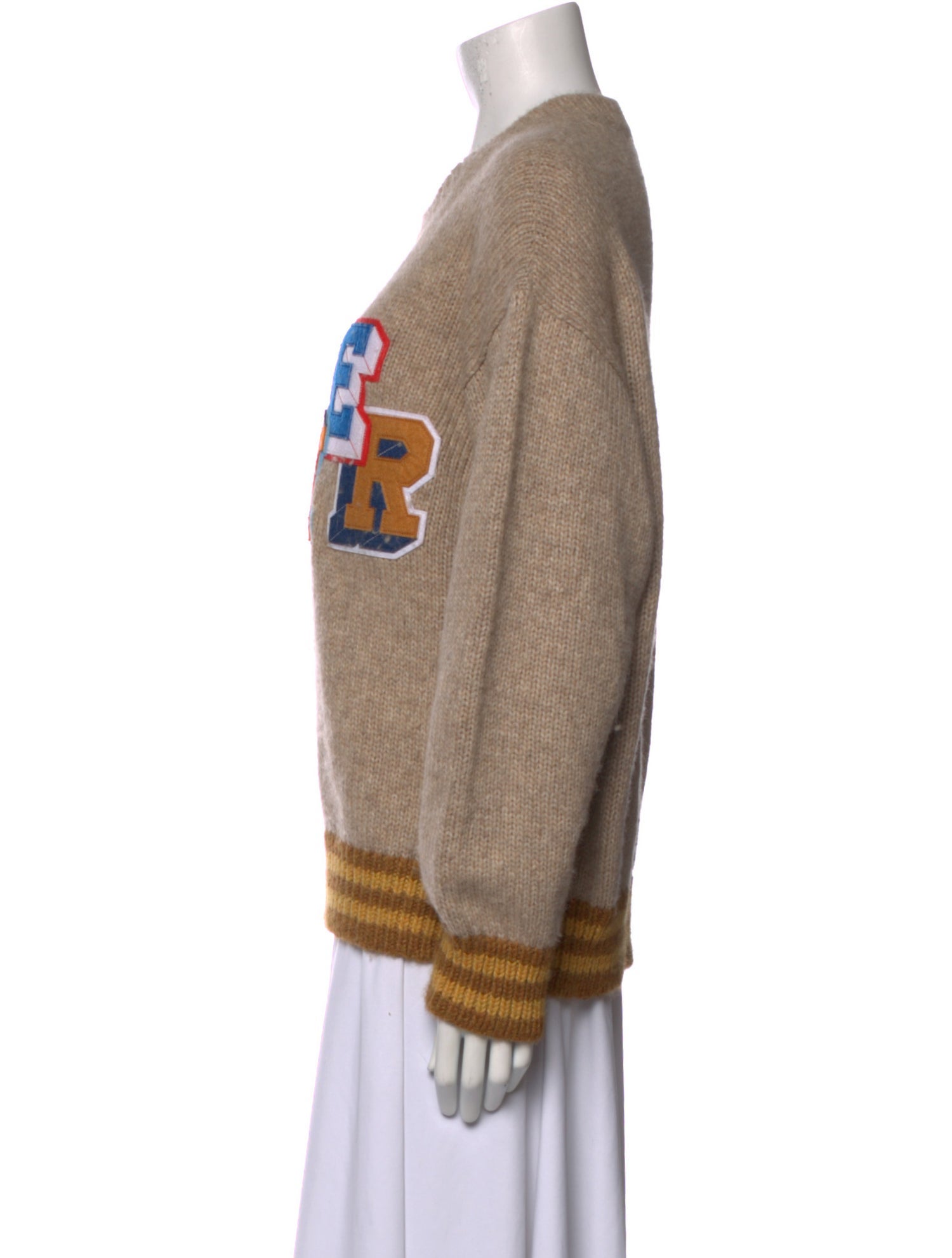 Mother Alpaca Graphic Print Sweater