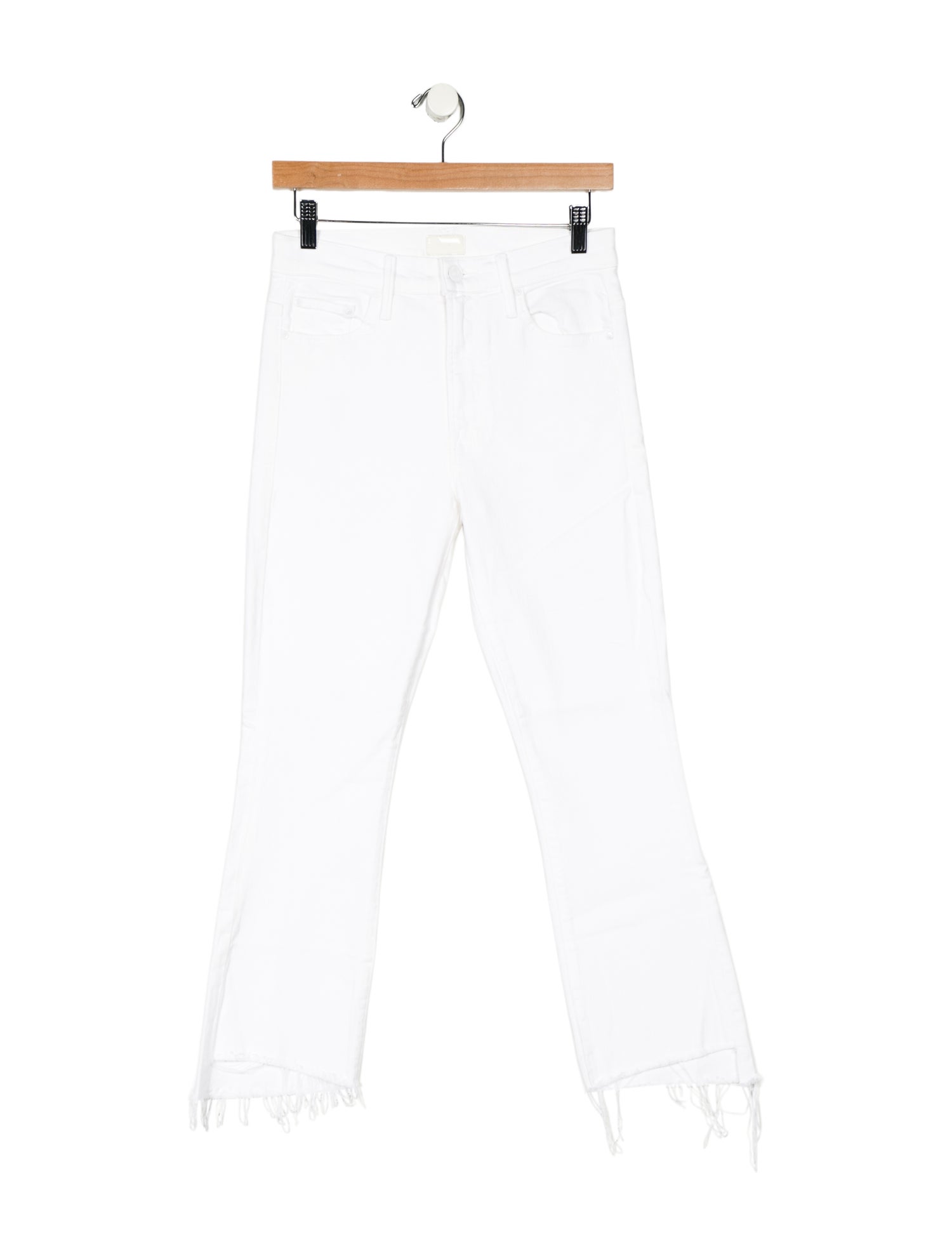 Mother Mid-Rise Straight Leg Jeans
