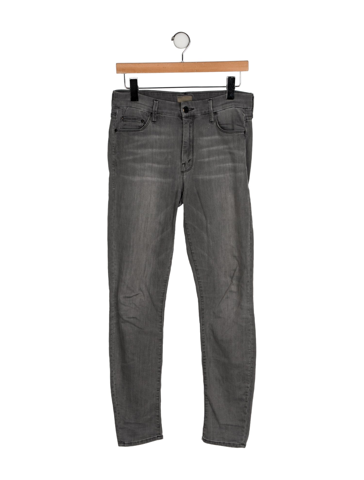 Mother Mid-Rise Skinny Leg Jeans