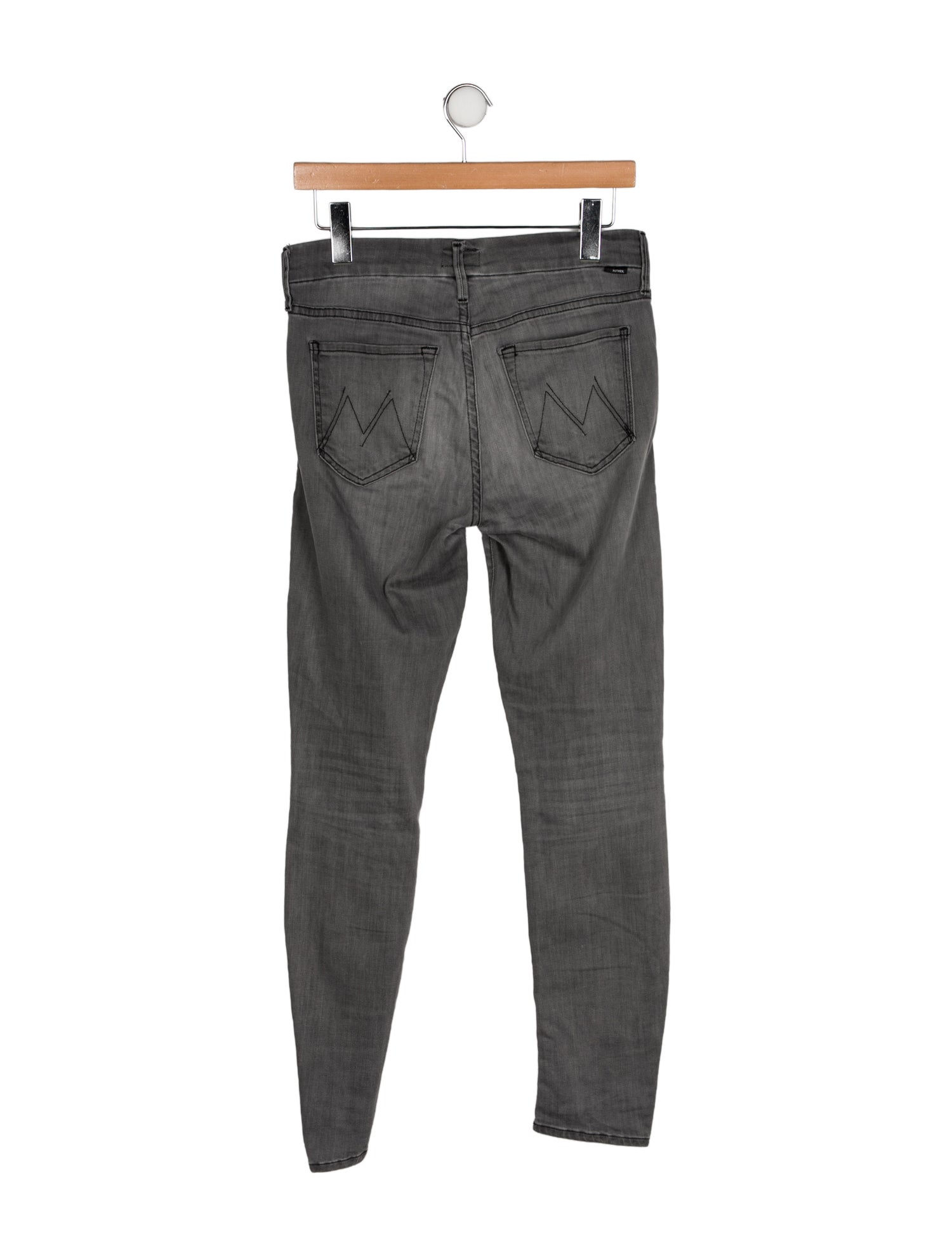 Mother Mid-Rise Skinny Leg Jeans