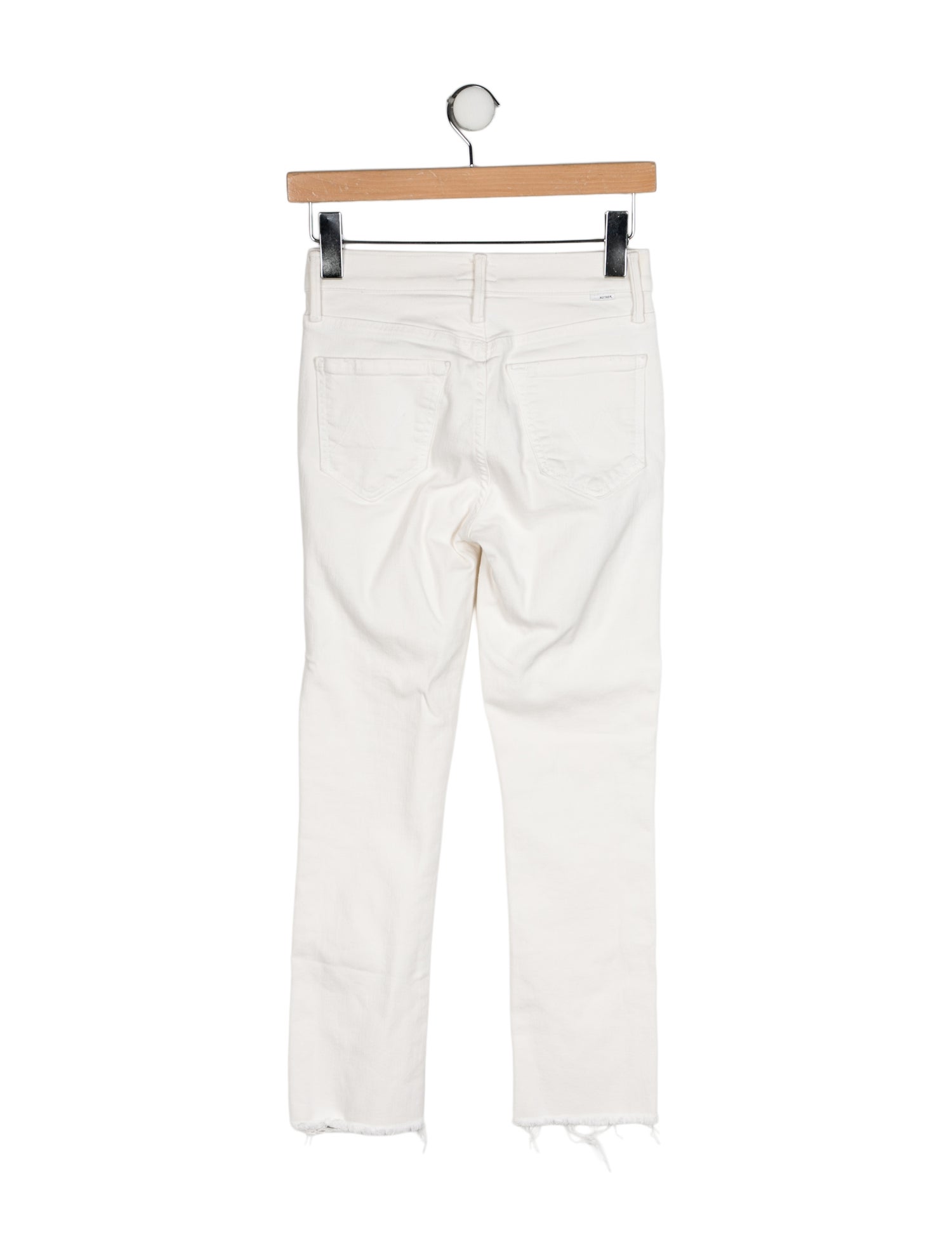 Mother Mid-Rise Straight Leg Jeans