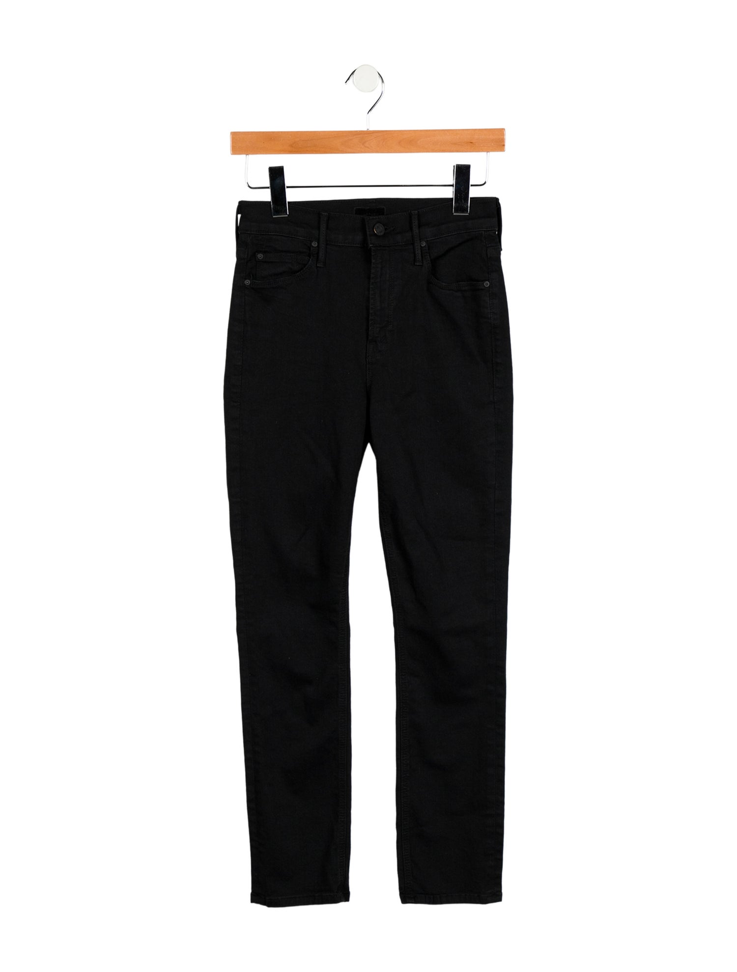 Mother Mid-Rise Straight Leg Jeans