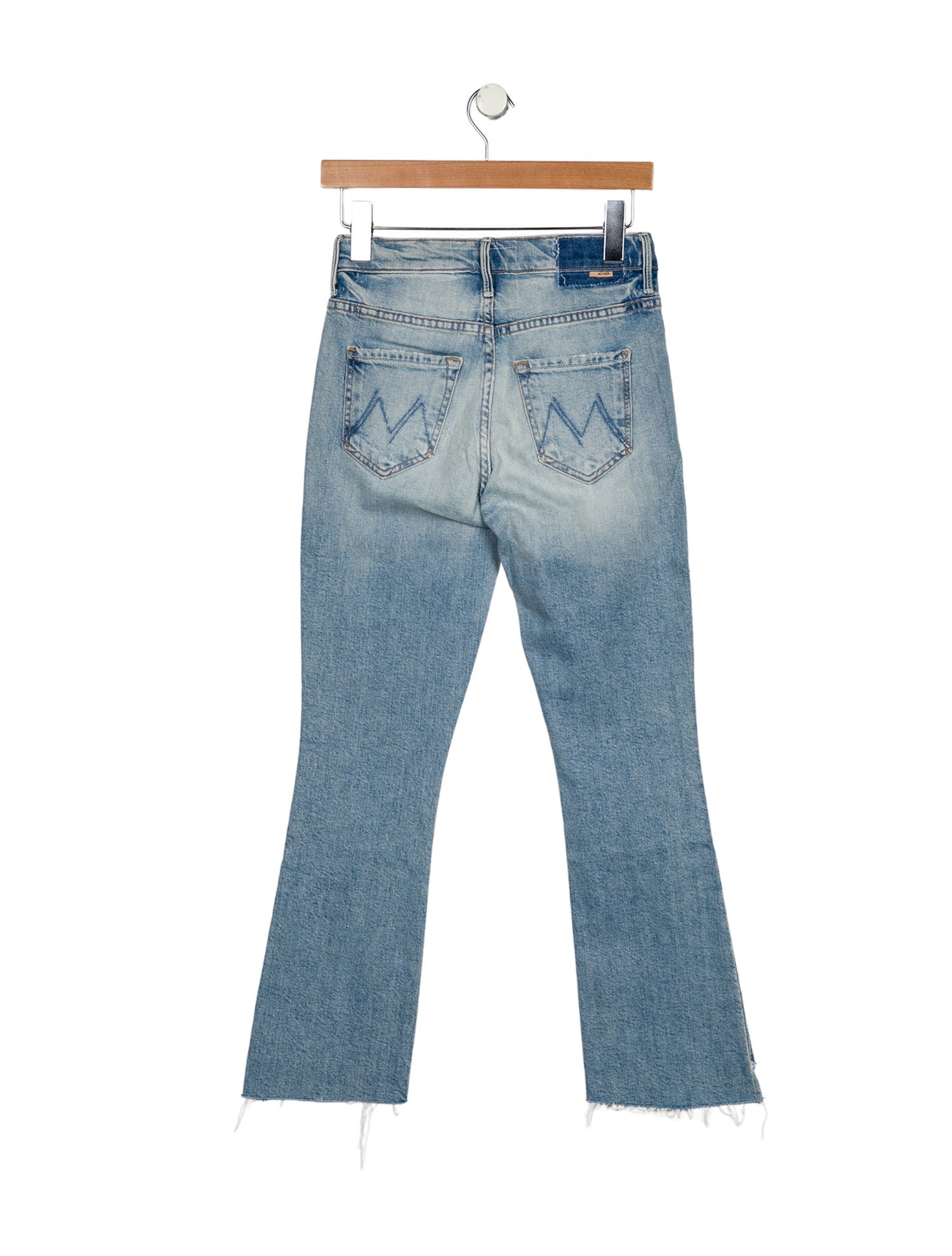 Mother Mid-Rise Straight Leg Jeans
