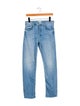 Mother Mid-Rise Straight Leg Jeans