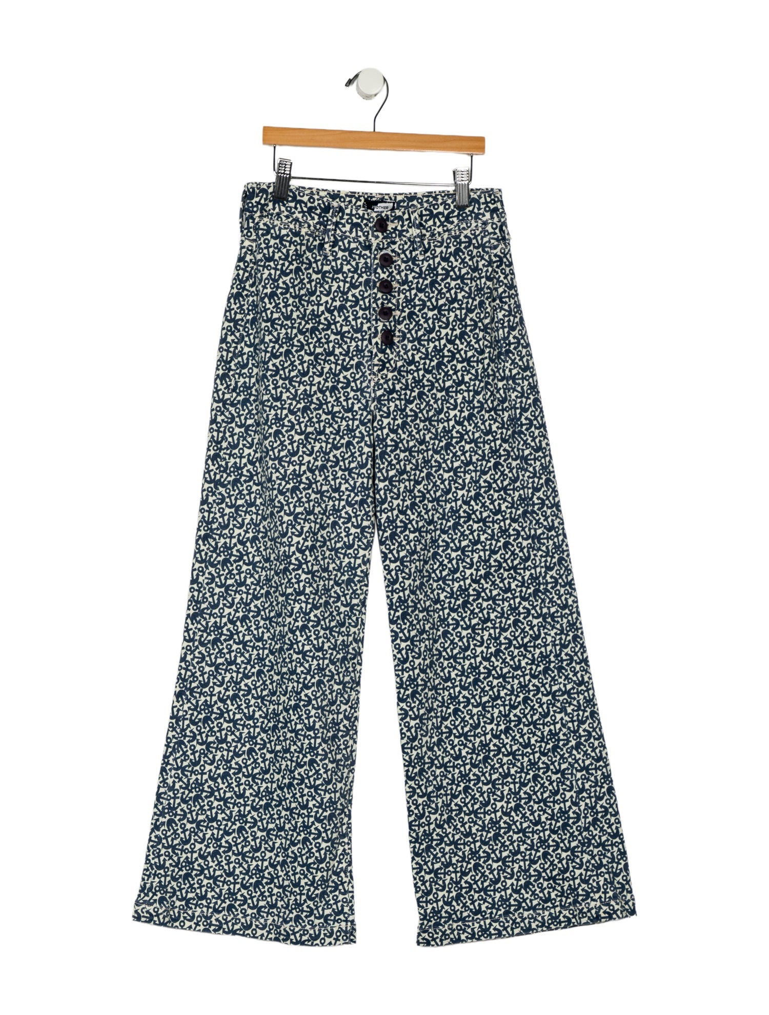 Mother High-Rise Wide Leg Jeans
