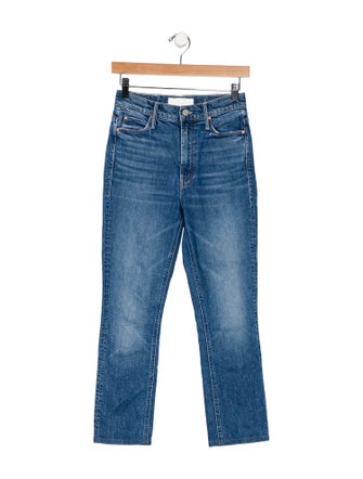 Mother High-Rise Straight Leg Jeans