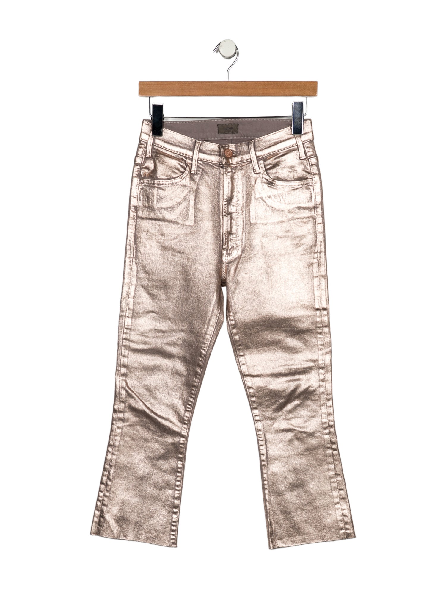 Mother Mid-Rise Straight Leg Jeans