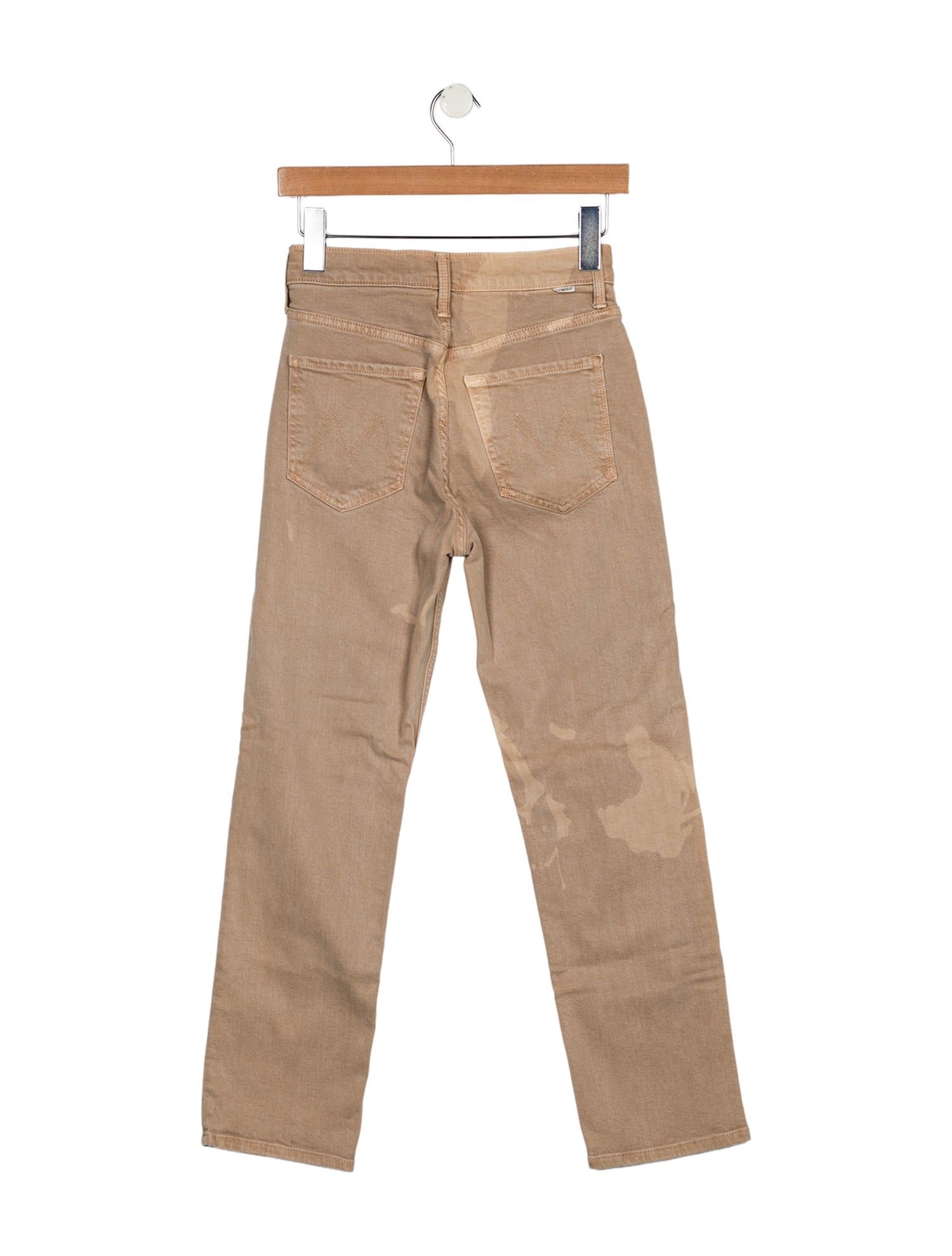 Mother Mid-Rise Straight Leg Jeans