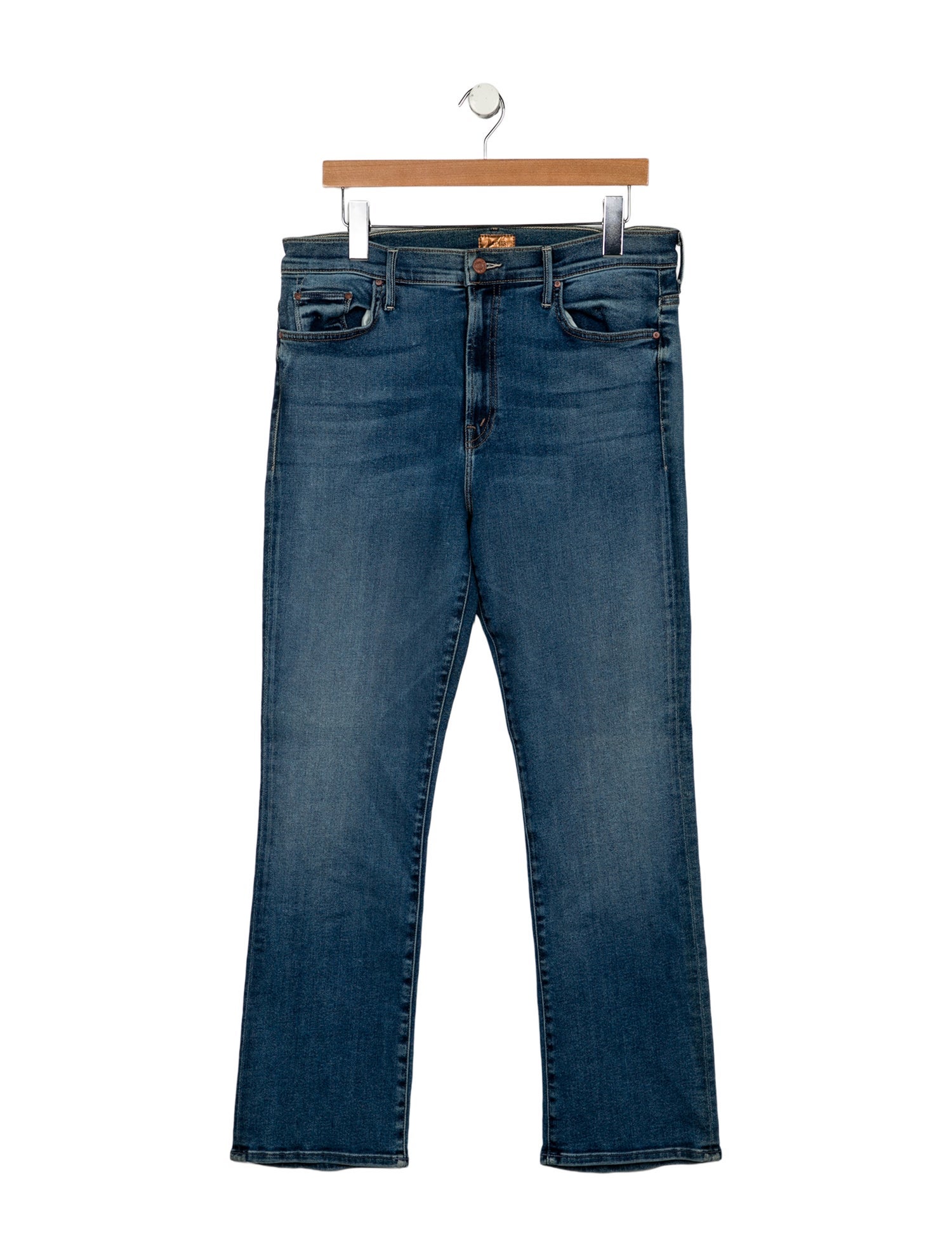 Mother High-Rise Straight Leg Jeans