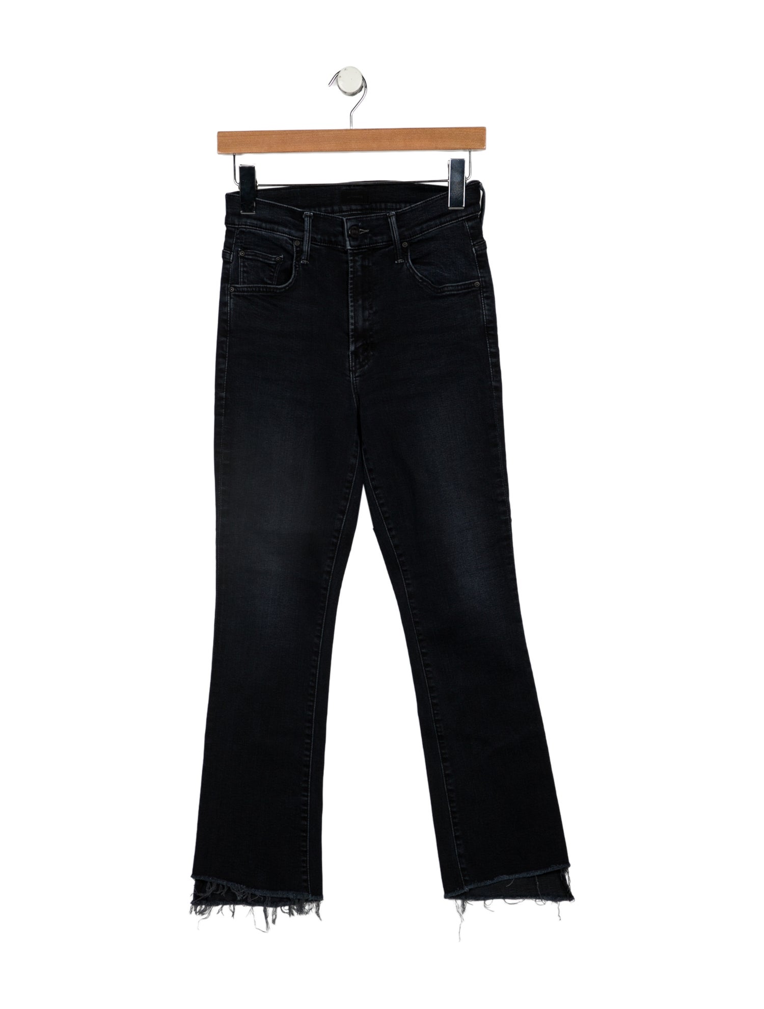 Mother Mid-Rise Straight Leg Jeans