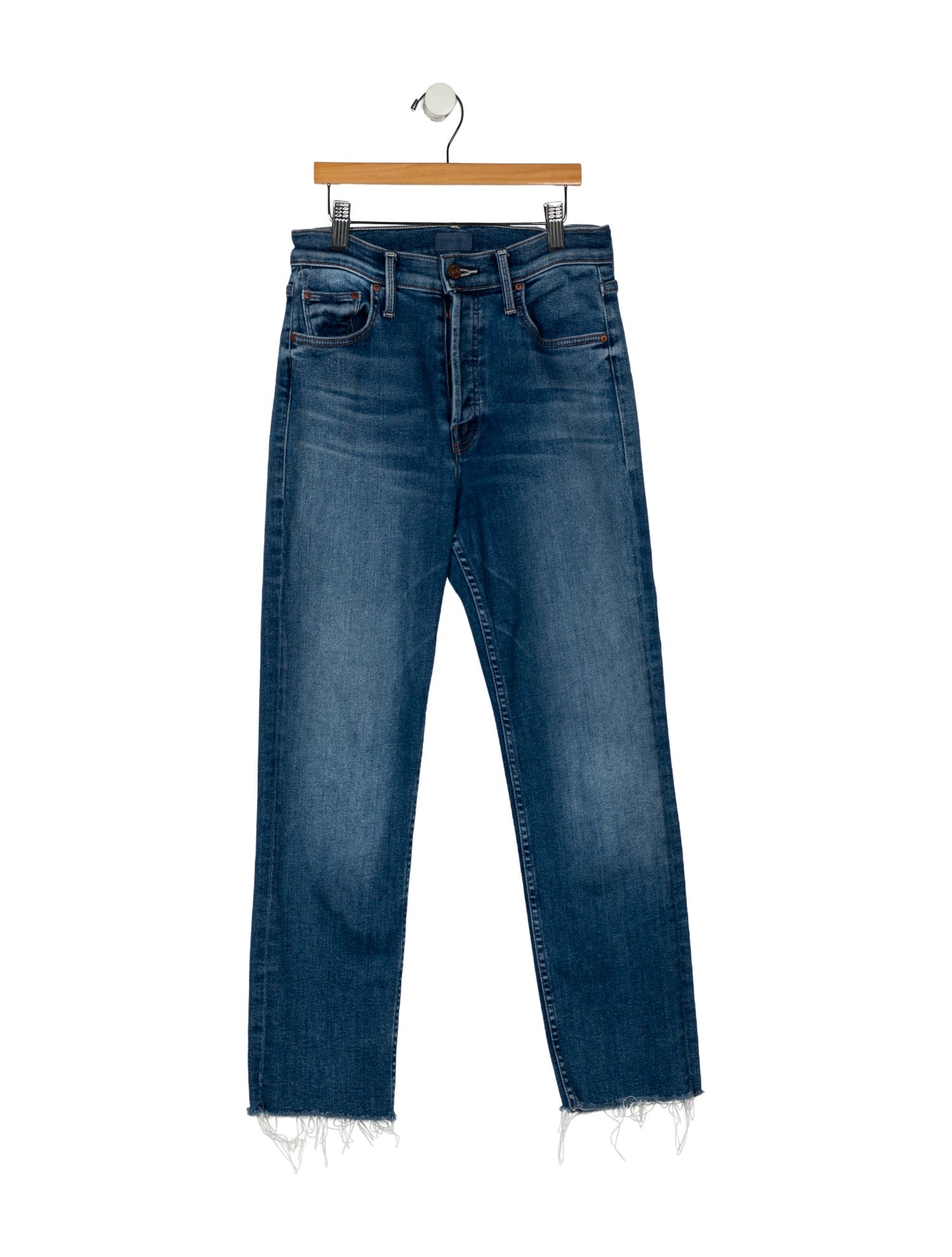 Mother High-Rise Straight Leg Jeans