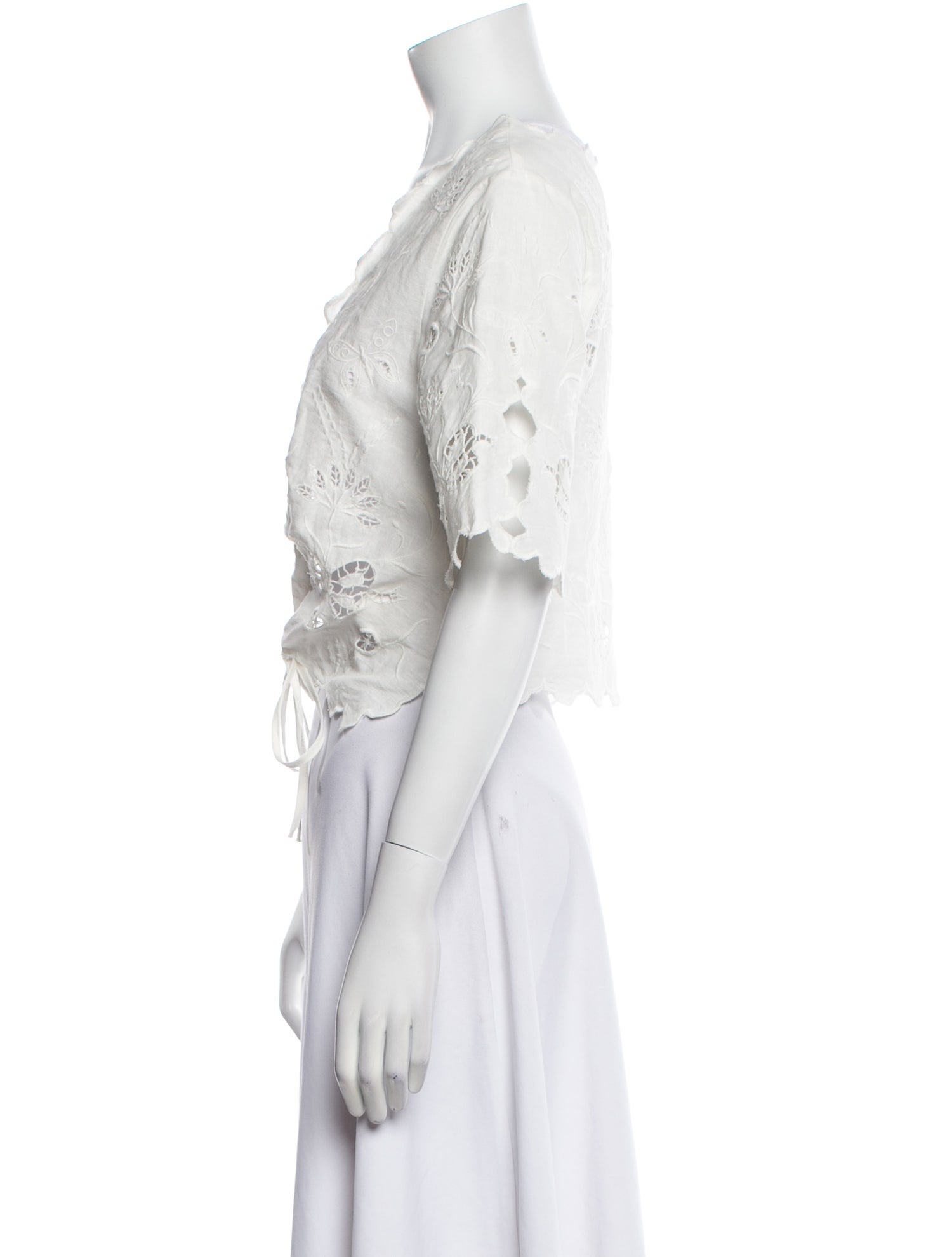 Mother V-Neck Short Sleeve Crop Top