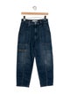Mother High-Rise Straight Leg Jeans