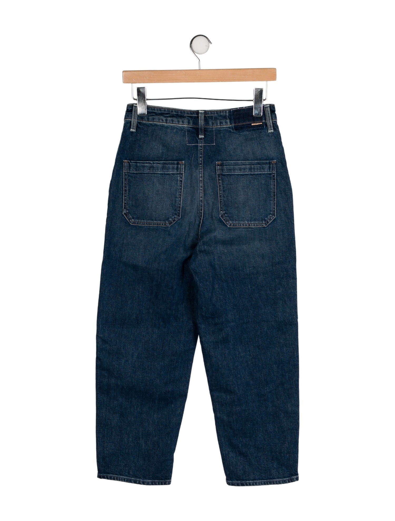 Mother High-Rise Straight Leg Jeans