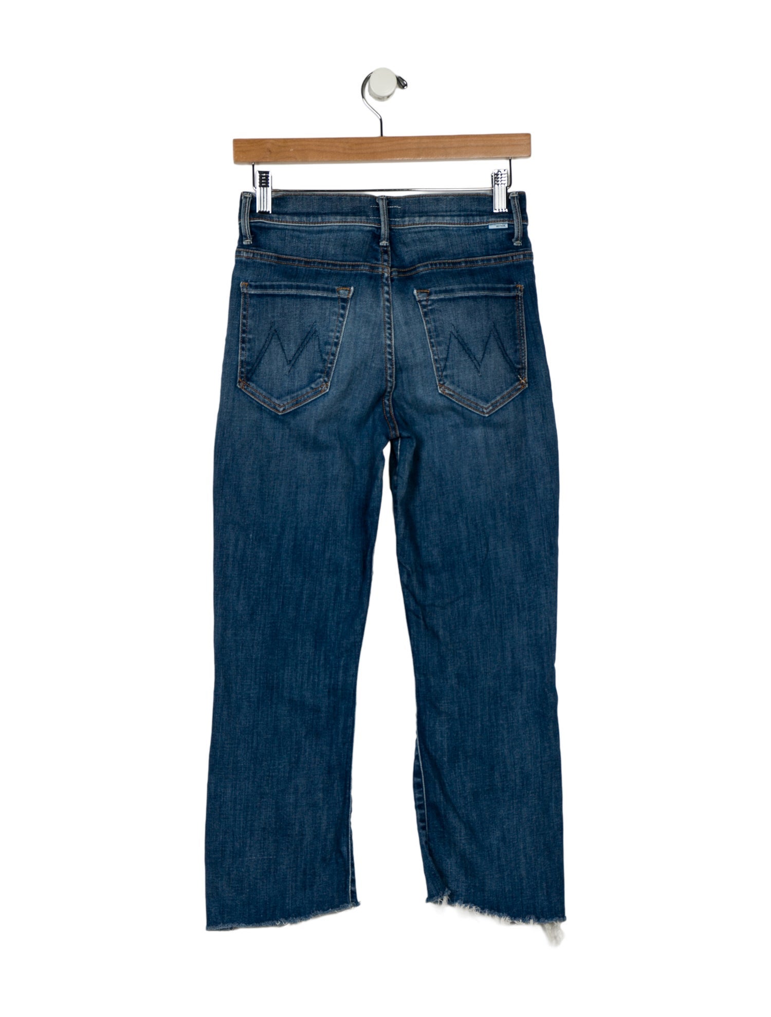 Mother Mid-Rise Straight Leg Jeans