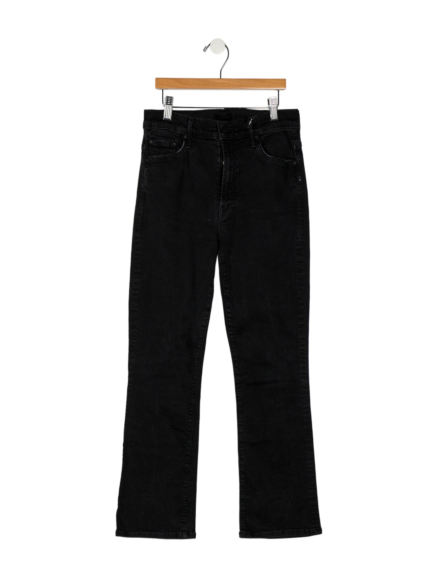 Mother Mid-Rise Straight Leg Jeans
