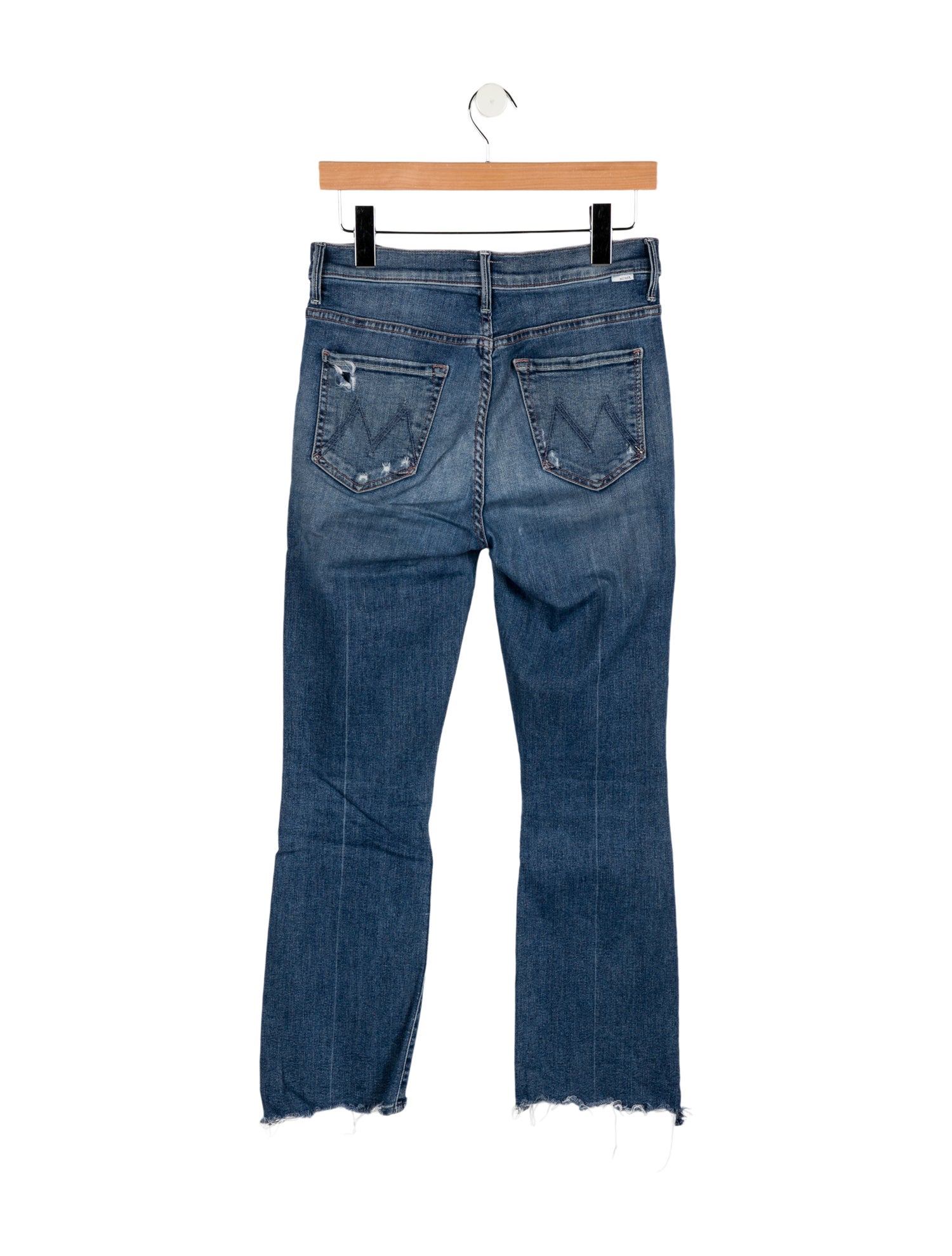 Mother Mid-Rise Straight Leg Jeans
