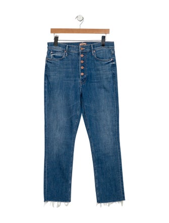 Mother High-Rise Straight Leg Jeans