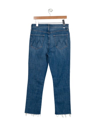 Mother High-Rise Straight Leg Jeans