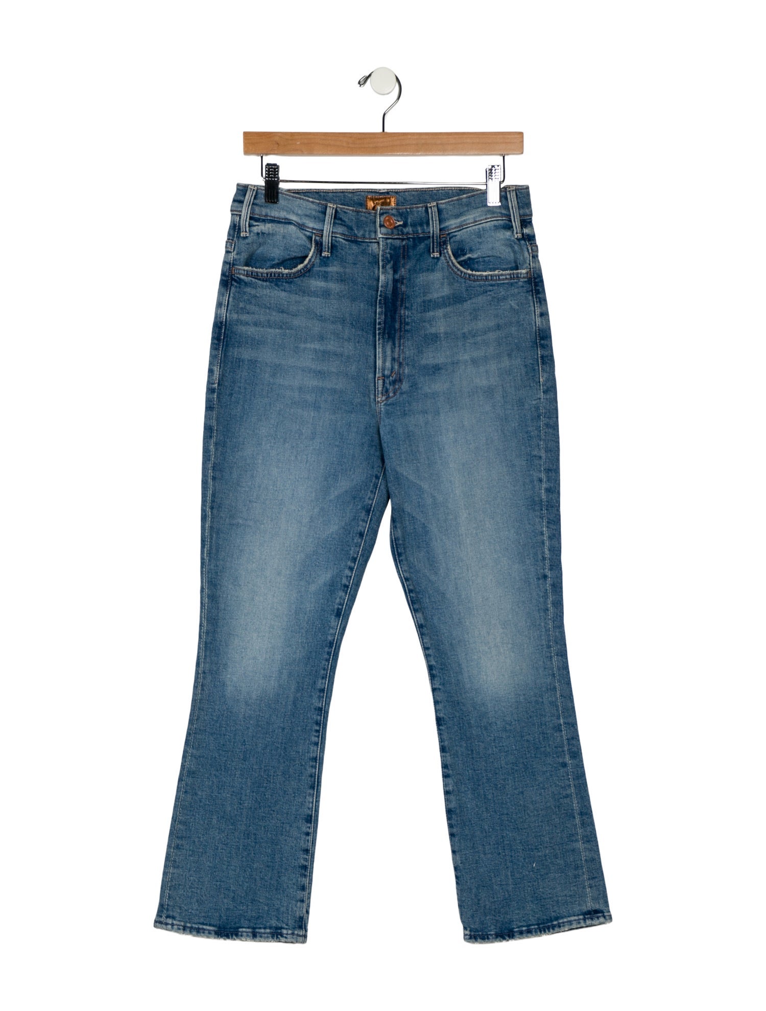 Mother High-Rise Straight Leg Jeans