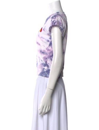 Mother Tie-Dye Print Crew Neck T-Shirt