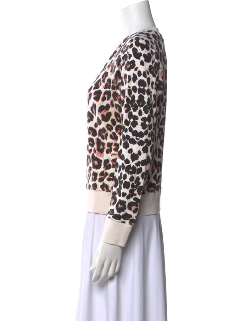 Mother Animal Print Crew Neck Sweatshirt
