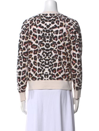 Mother Animal Print Crew Neck Sweatshirt