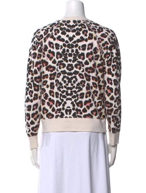Mother Animal Print Crew Neck Sweatshirt