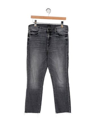 Mother Mid-Rise Straight Leg Jeans