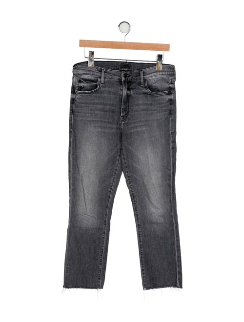 Mother Mid-Rise Straight Leg Jeans