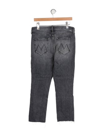 Mother Mid-Rise Straight Leg Jeans