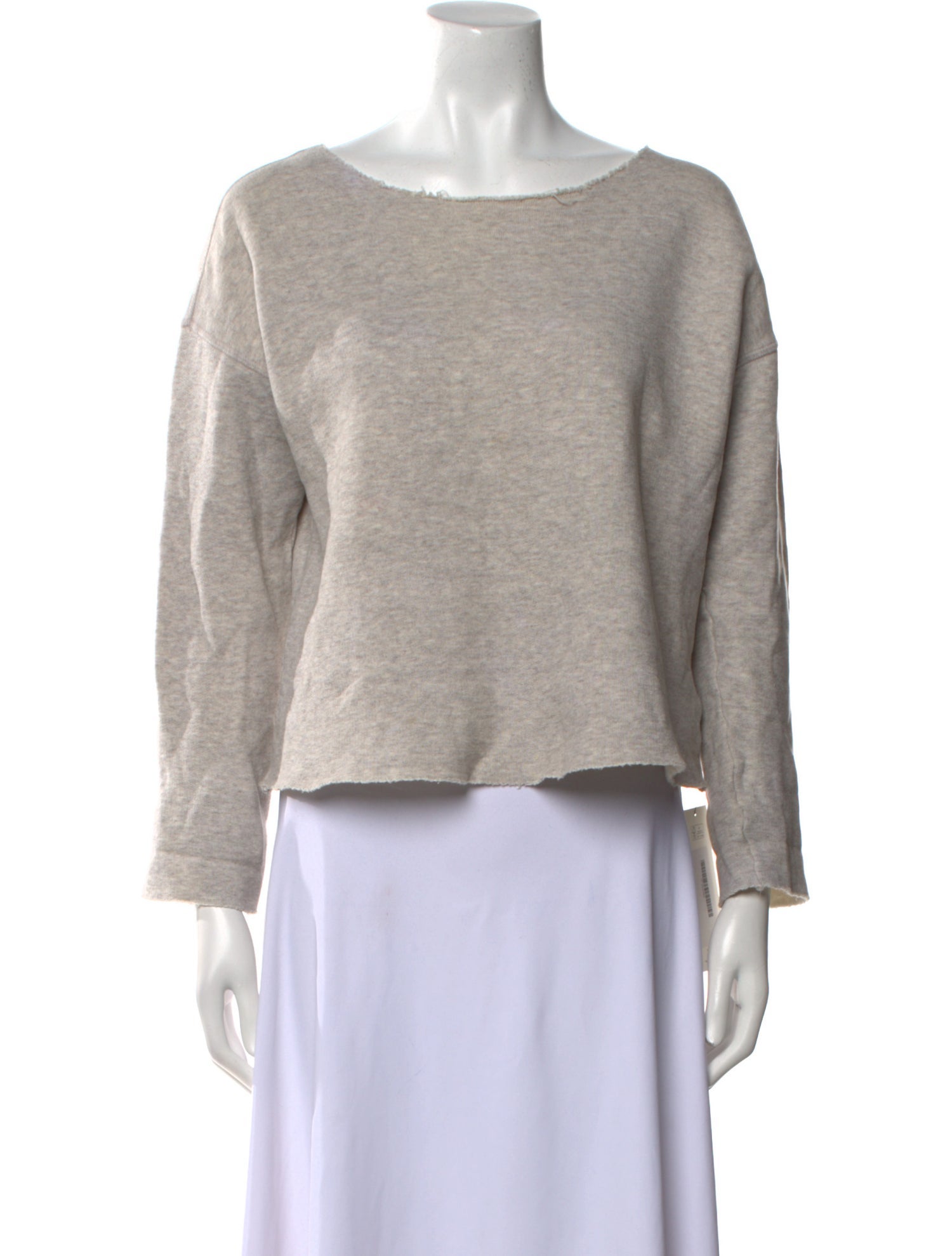 Mother Bateau Neckline Long Sleeve Sweatshirt