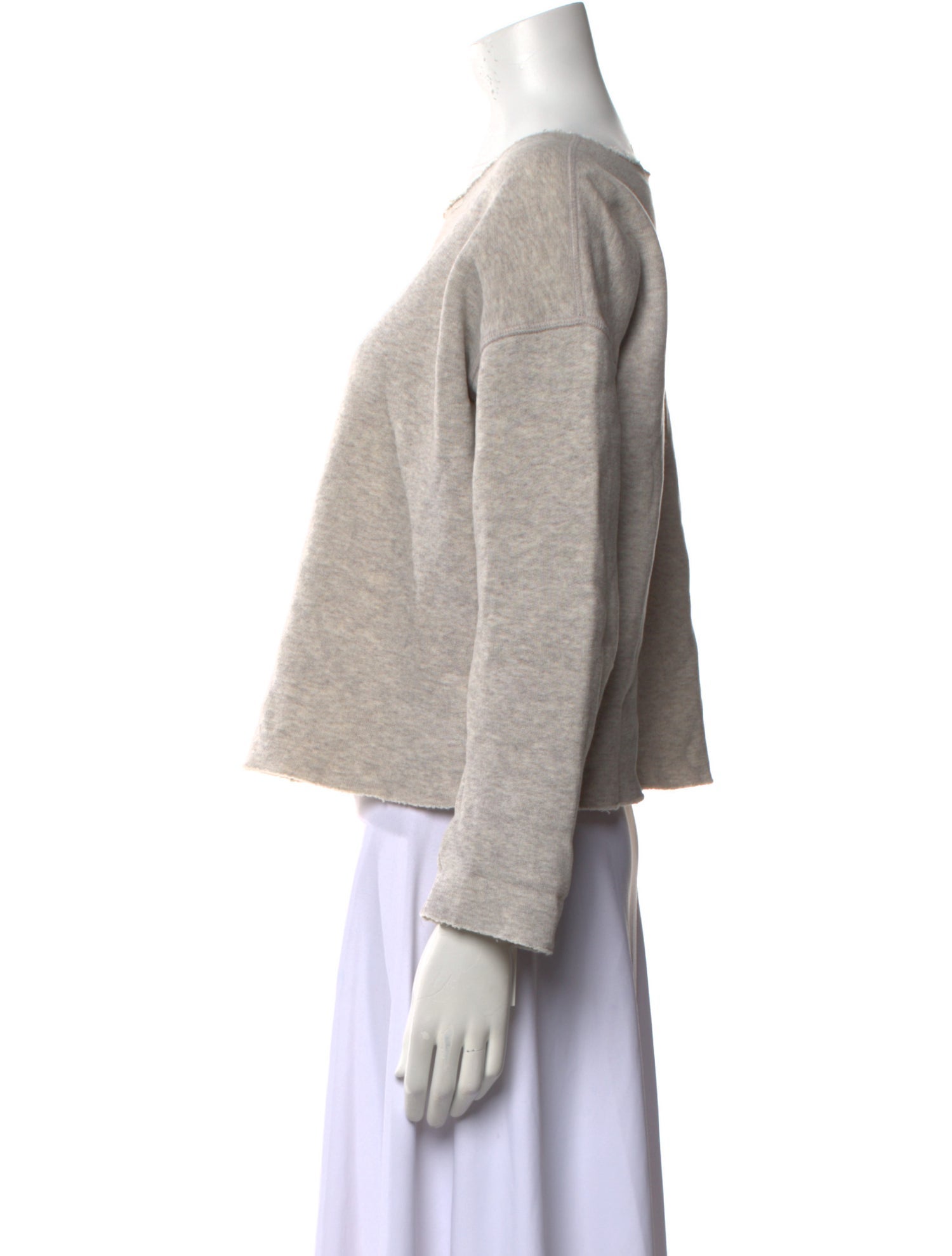 Mother Bateau Neckline Long Sleeve Sweatshirt