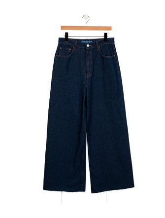 Mother High-Rise Wide Leg Jeans