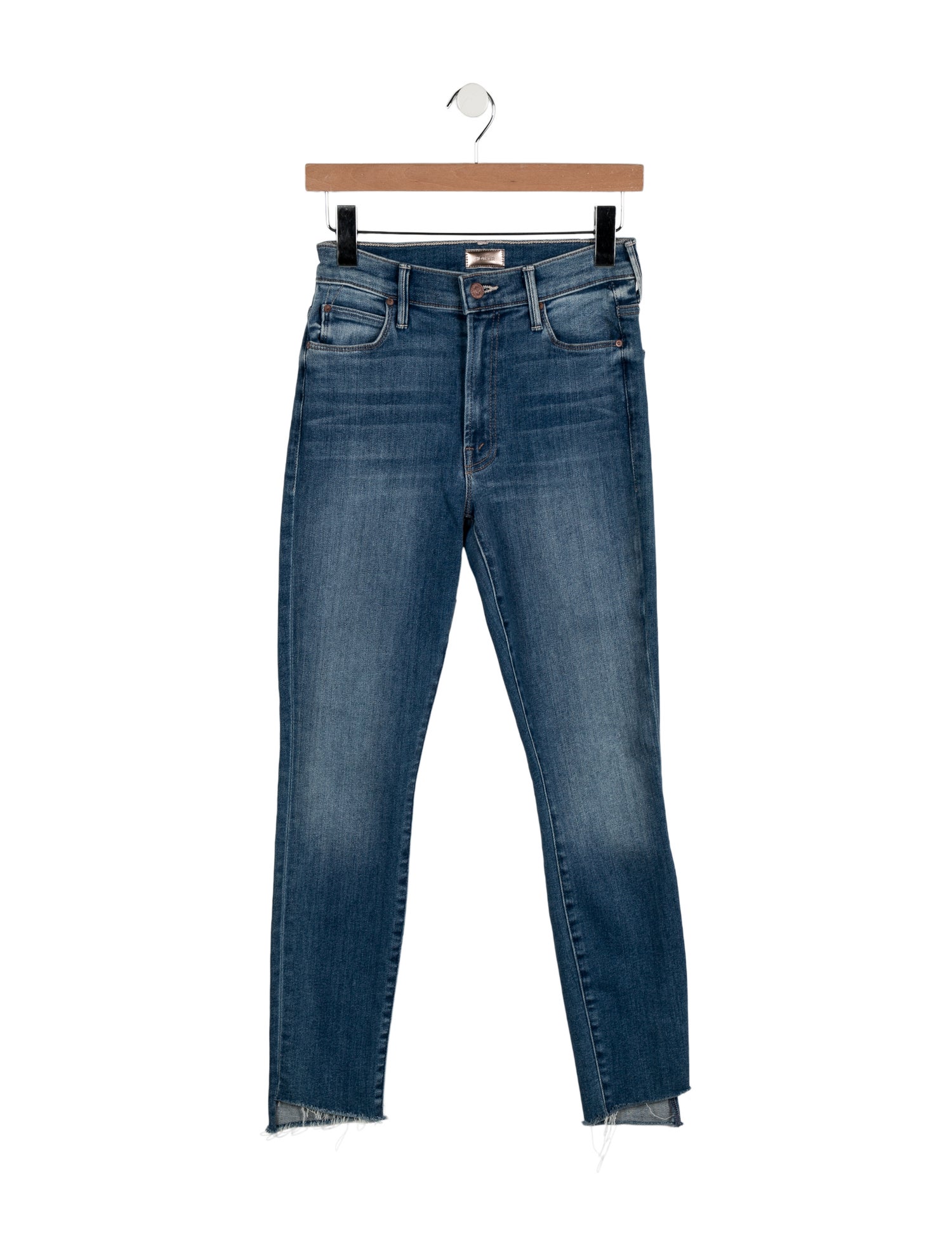 Mother Mid-Rise Skinny Leg Jeans